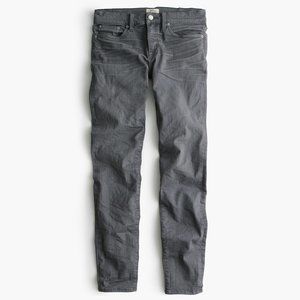 J.CREW Gray toothpick jeans 25 P